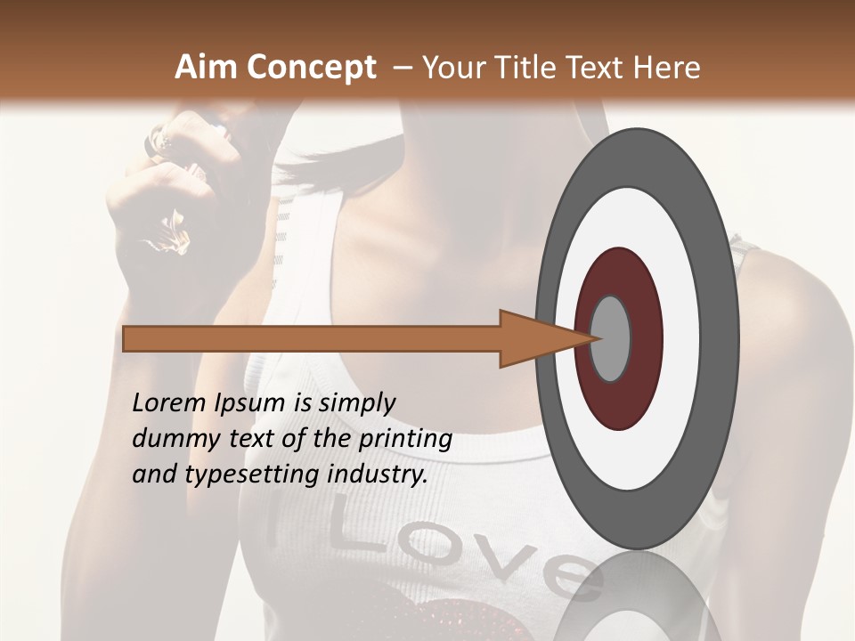 Makeup Lifestyle Gloss PowerPoint Template