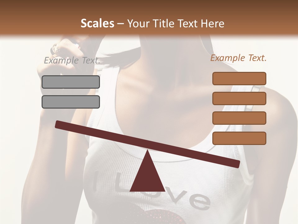 Makeup Lifestyle Gloss PowerPoint Template