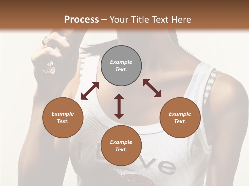 Makeup Lifestyle Gloss PowerPoint Template