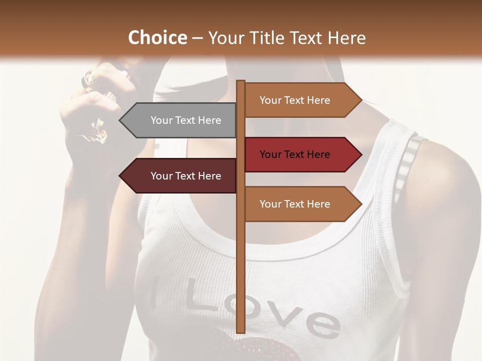 Makeup Lifestyle Gloss PowerPoint Template