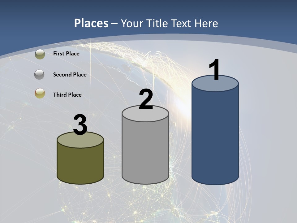 Continent Global Panama PowerPoint Template