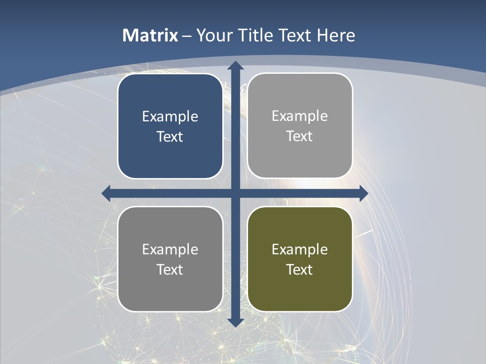 Continent Global Panama PowerPoint Template