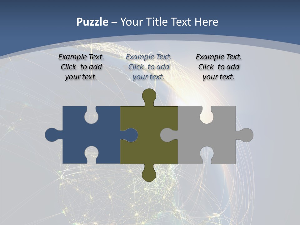 Continent Global Panama PowerPoint Template