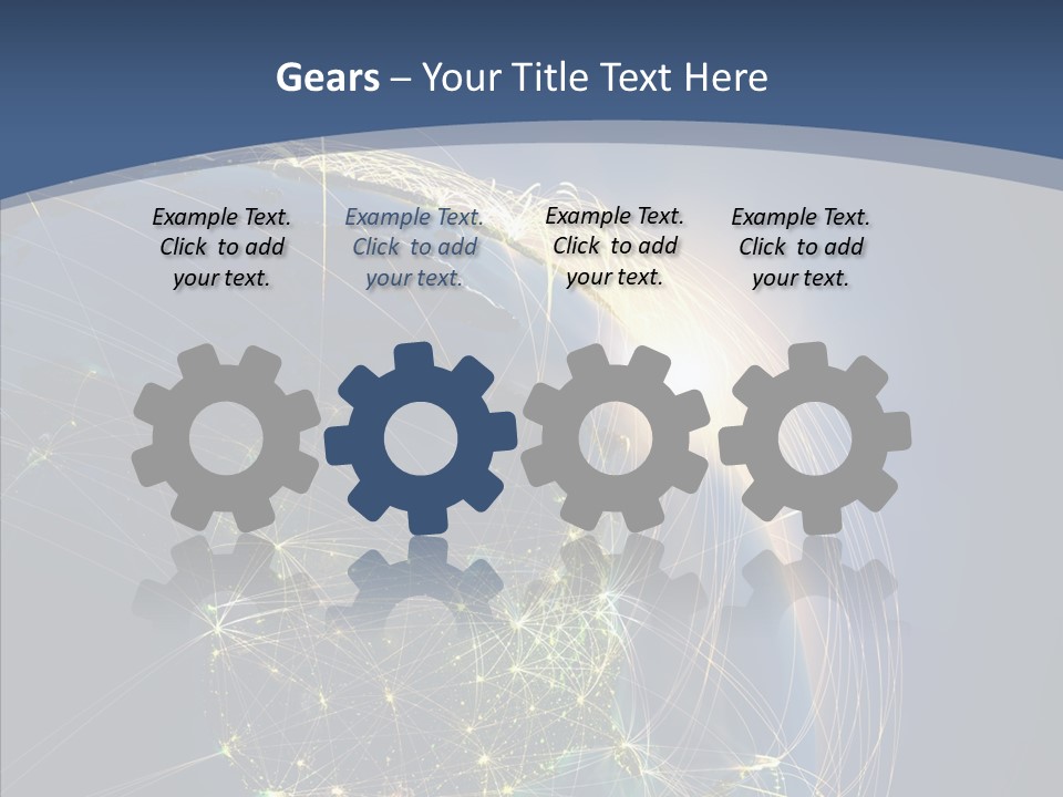 Continent Global Panama PowerPoint Template
