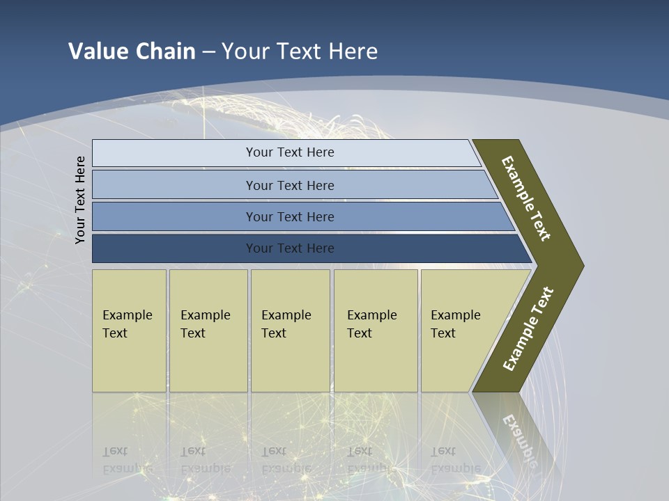Continent Global Panama PowerPoint Template
