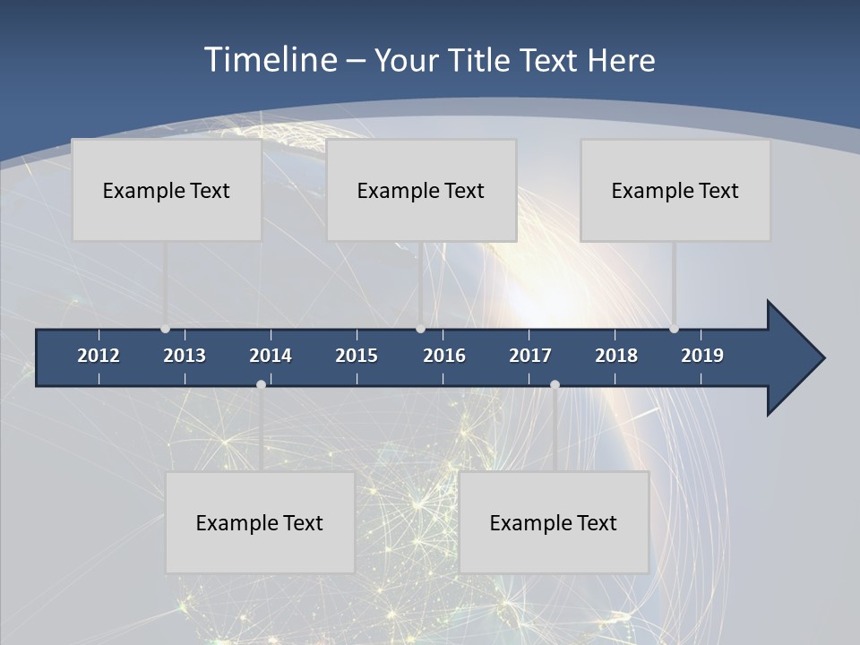 Continent Global Panama PowerPoint Template