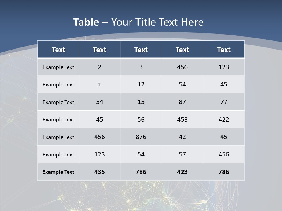 Continent Global Panama PowerPoint Template