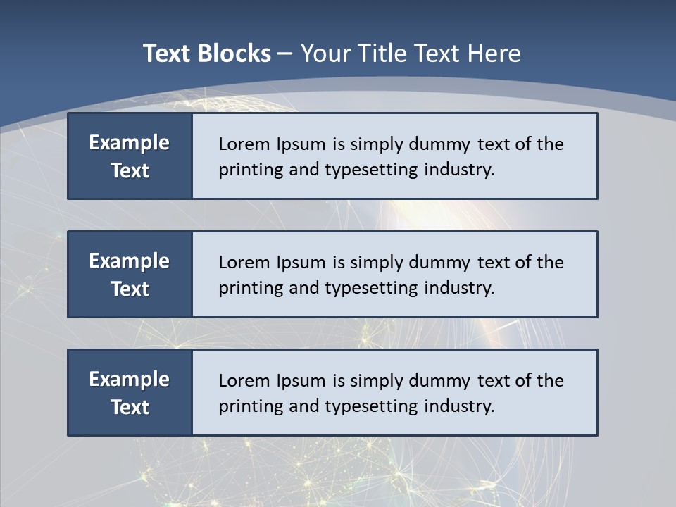 Continent Global Panama PowerPoint Template
