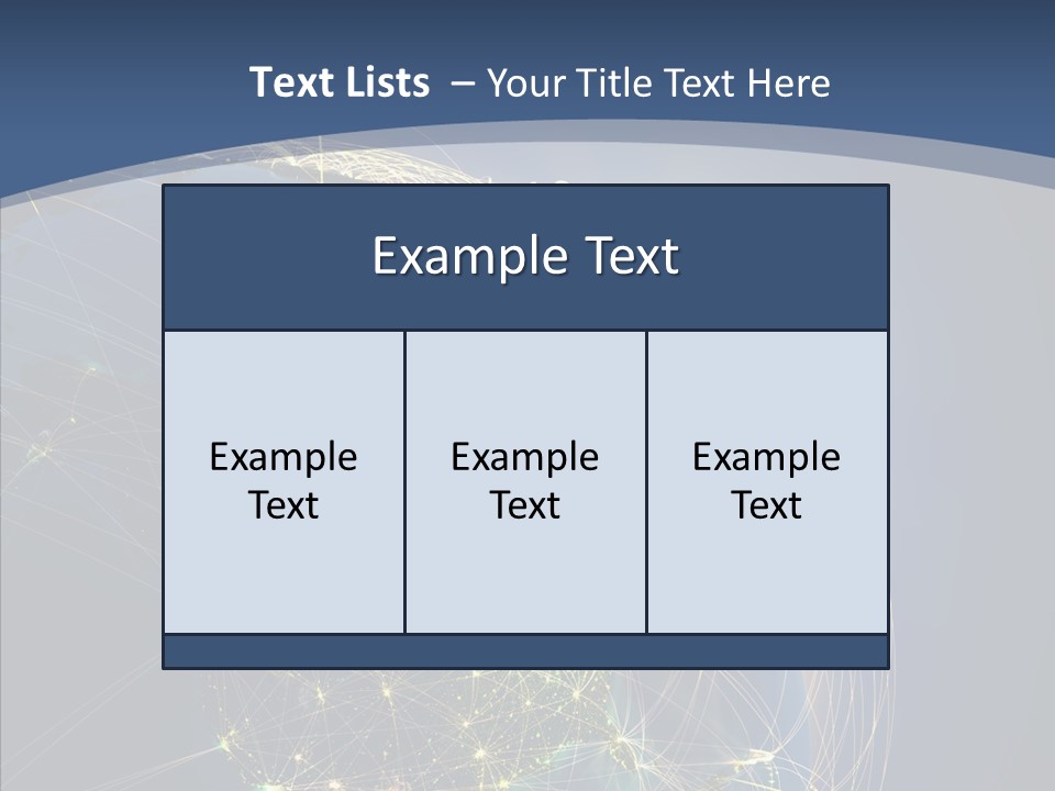Continent Global Panama PowerPoint Template