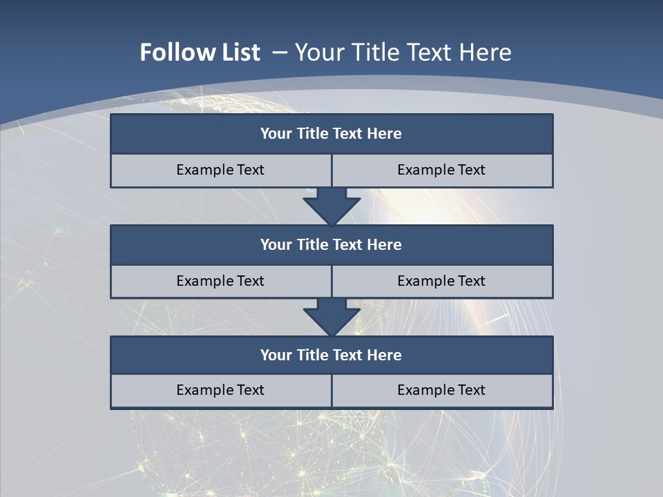 Continent Global Panama PowerPoint Template
