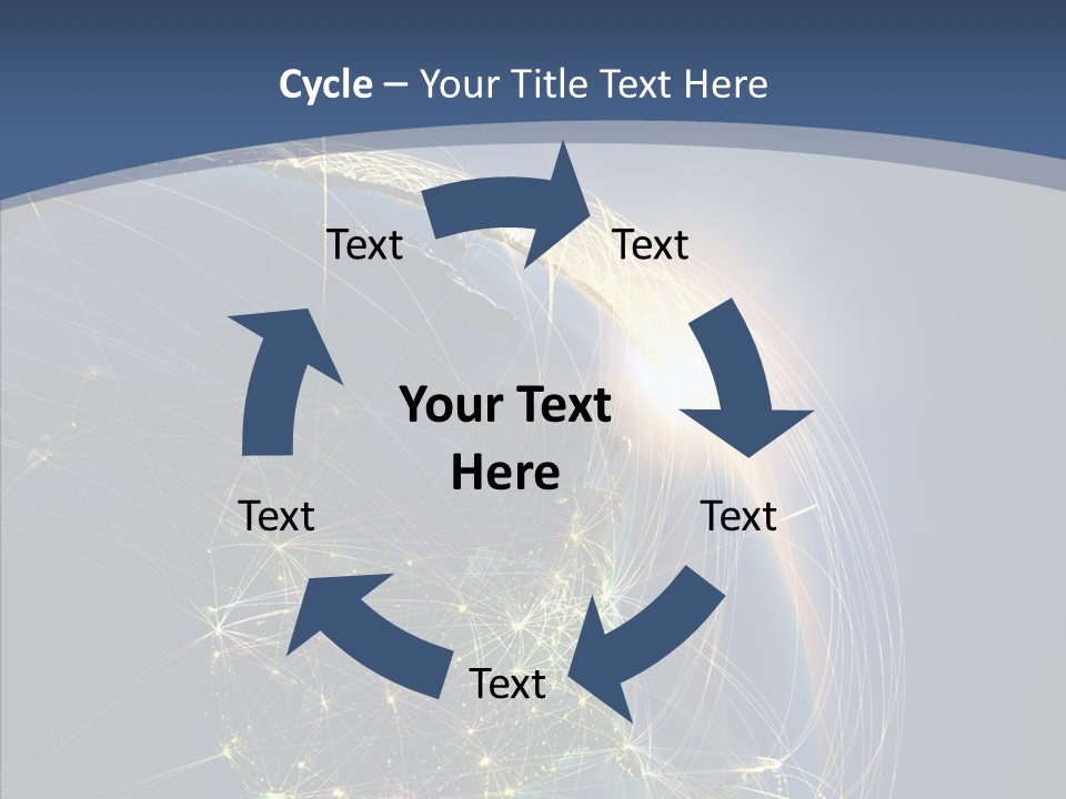 Continent Global Panama PowerPoint Template