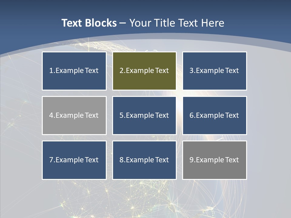 Continent Global Panama PowerPoint Template