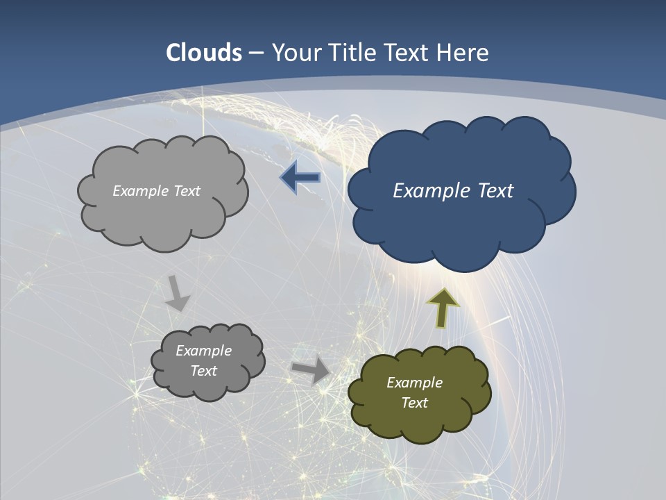 Continent Global Panama PowerPoint Template