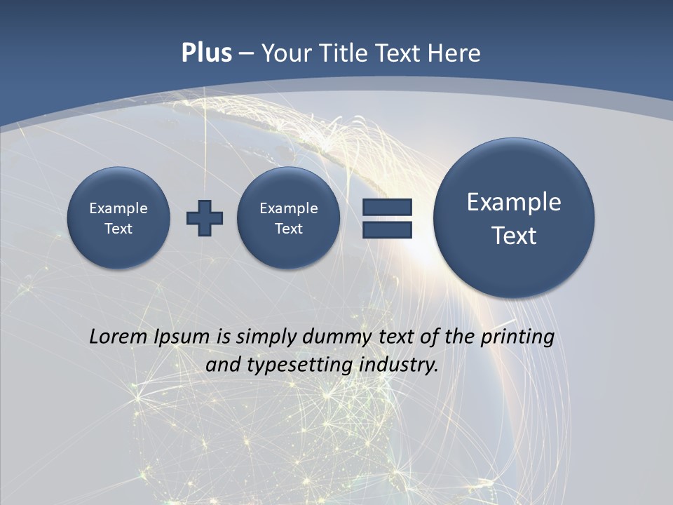 Continent Global Panama PowerPoint Template