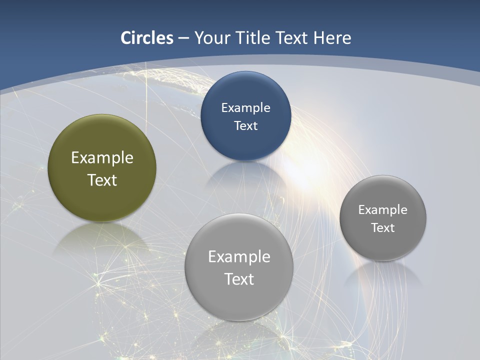 Continent Global Panama PowerPoint Template