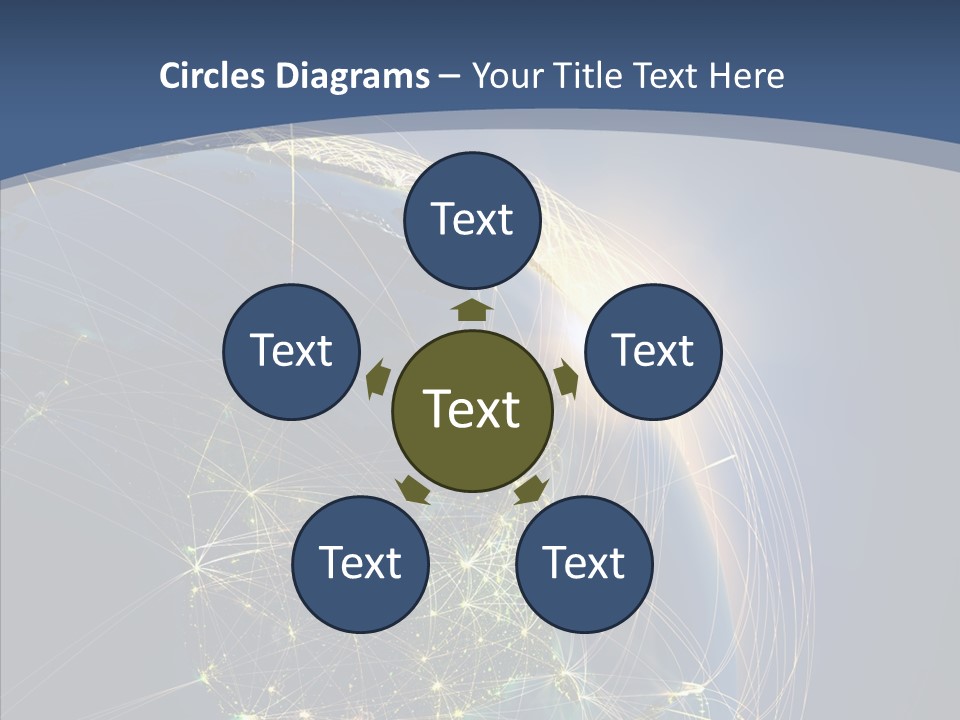 Continent Global Panama PowerPoint Template