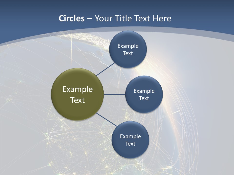 Continent Global Panama PowerPoint Template