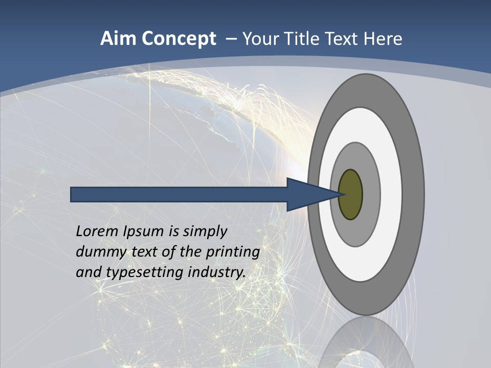 Continent Global Panama PowerPoint Template