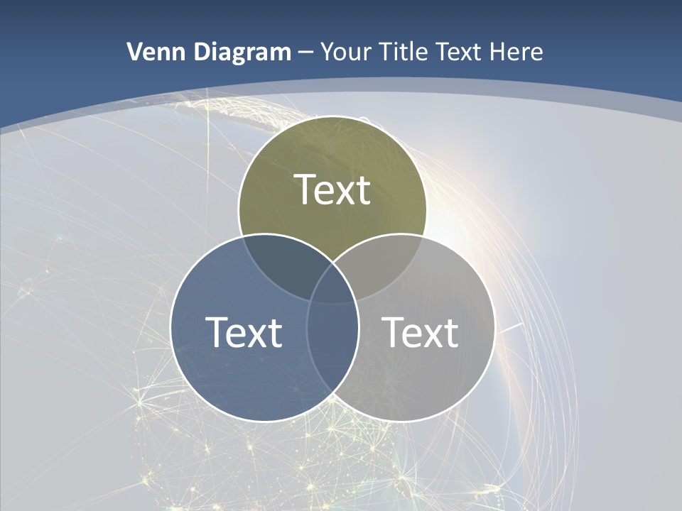 Continent Global Panama PowerPoint Template