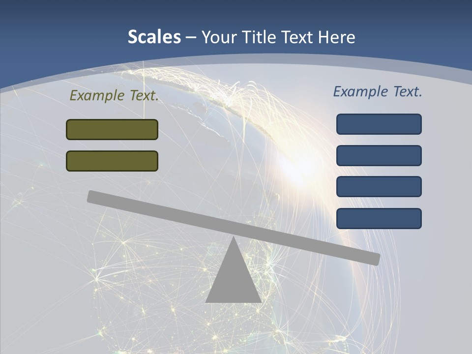 Continent Global Panama PowerPoint Template