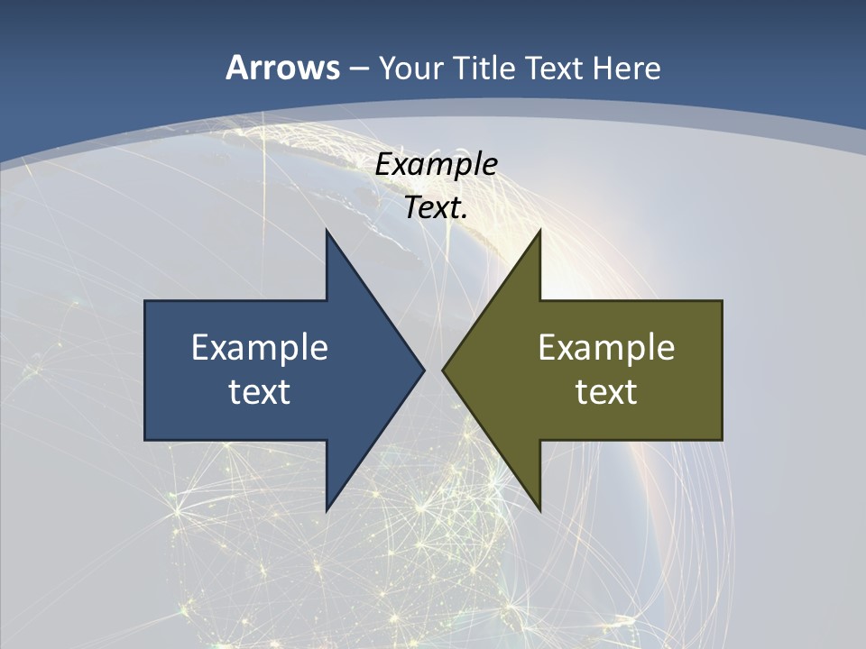 Continent Global Panama PowerPoint Template