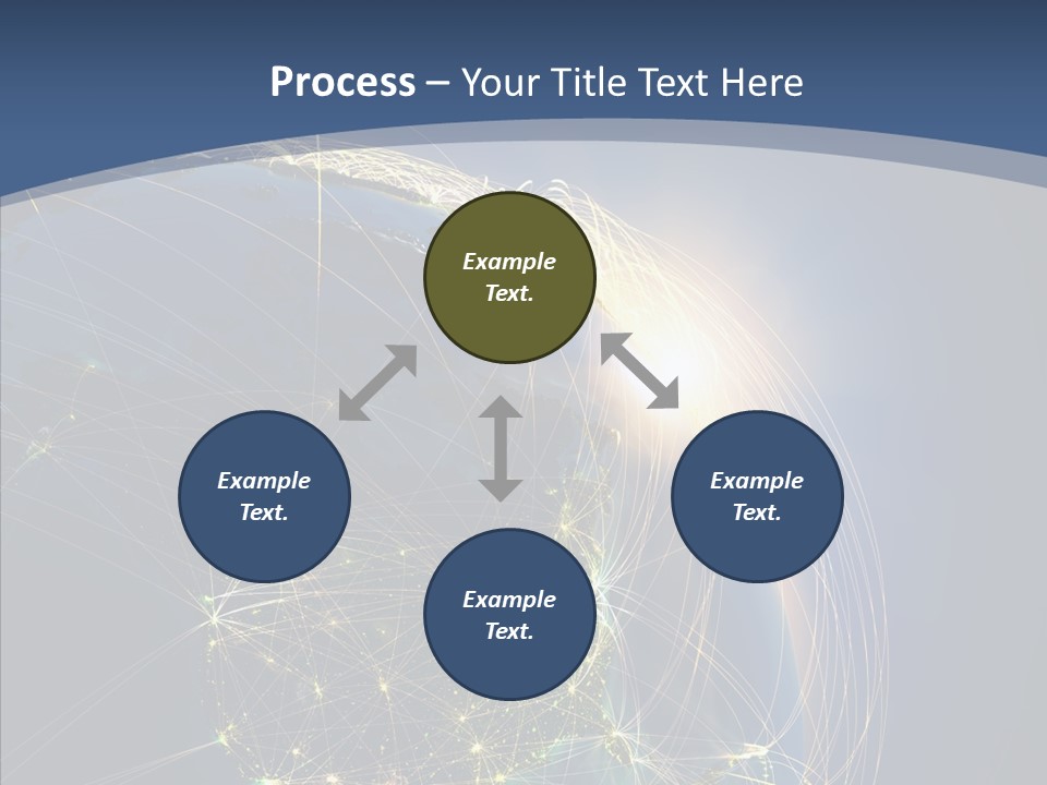 Continent Global Panama PowerPoint Template