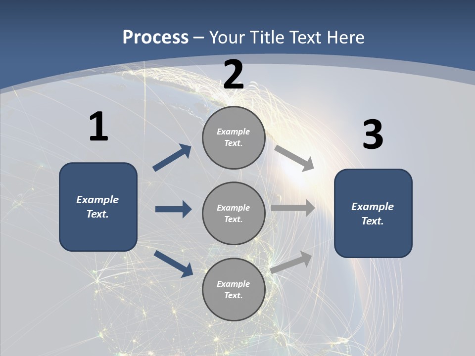 Continent Global Panama PowerPoint Template