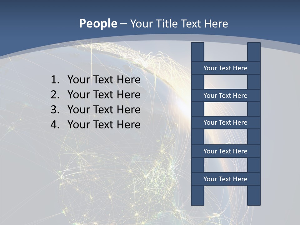 Continent Global Panama PowerPoint Template