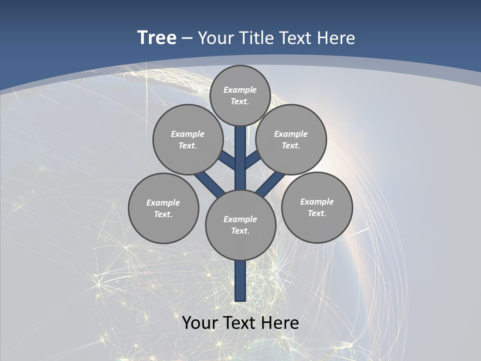 Continent Global Panama PowerPoint Template