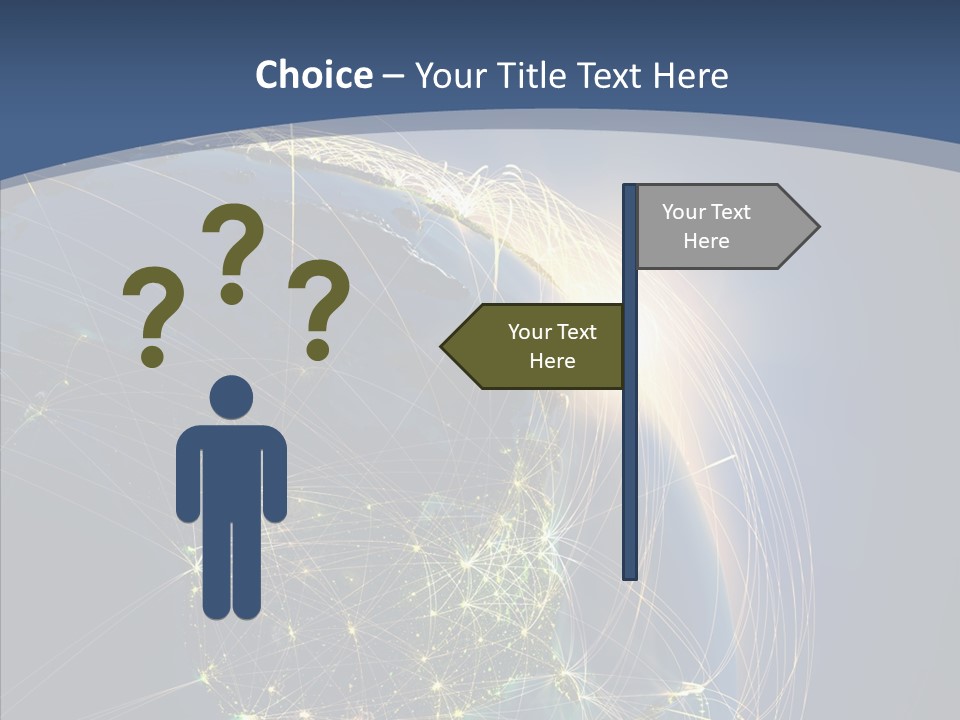 Continent Global Panama PowerPoint Template