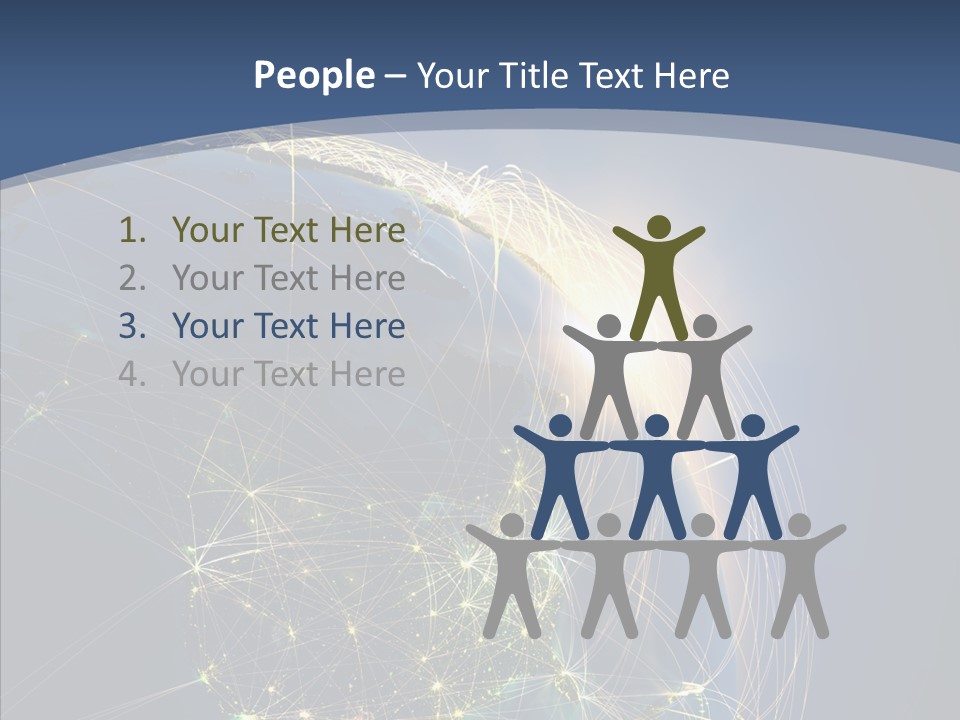 Continent Global Panama PowerPoint Template