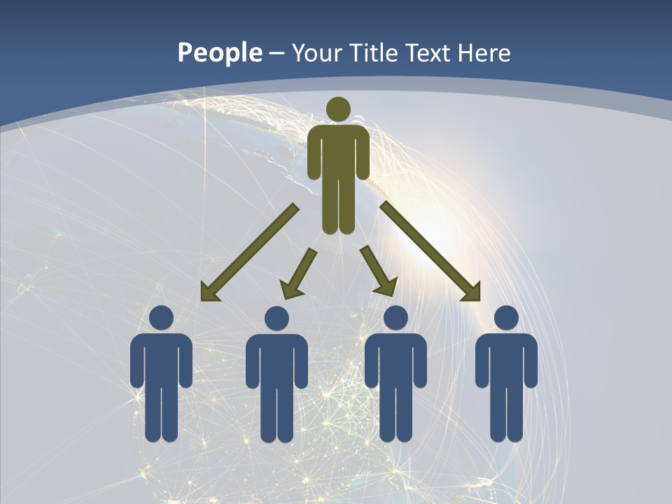 Continent Global Panama PowerPoint Template