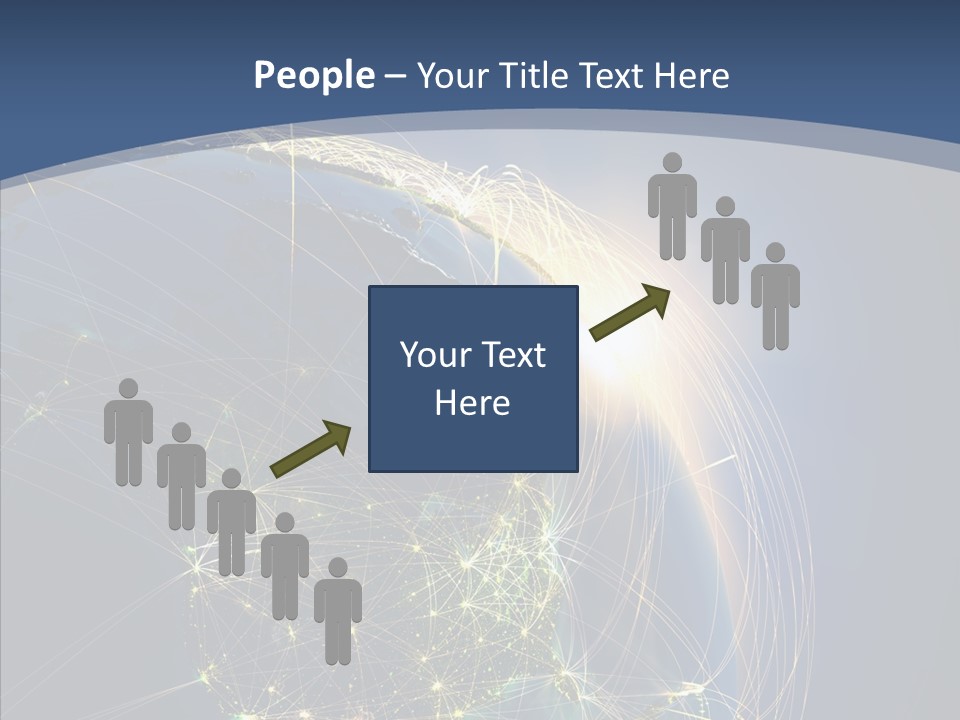 Continent Global Panama PowerPoint Template