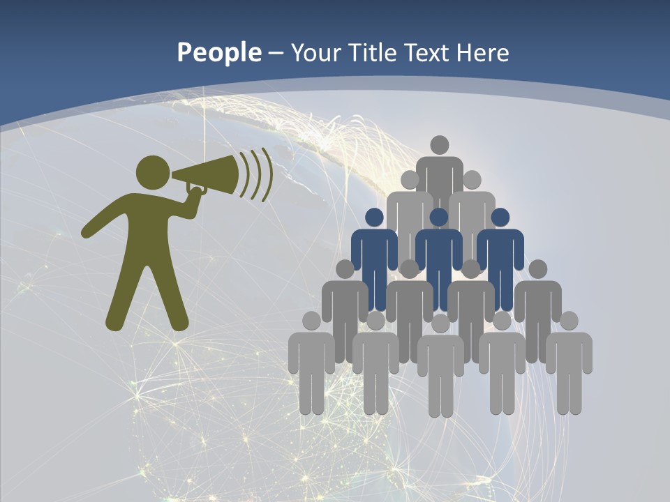 Continent Global Panama PowerPoint Template