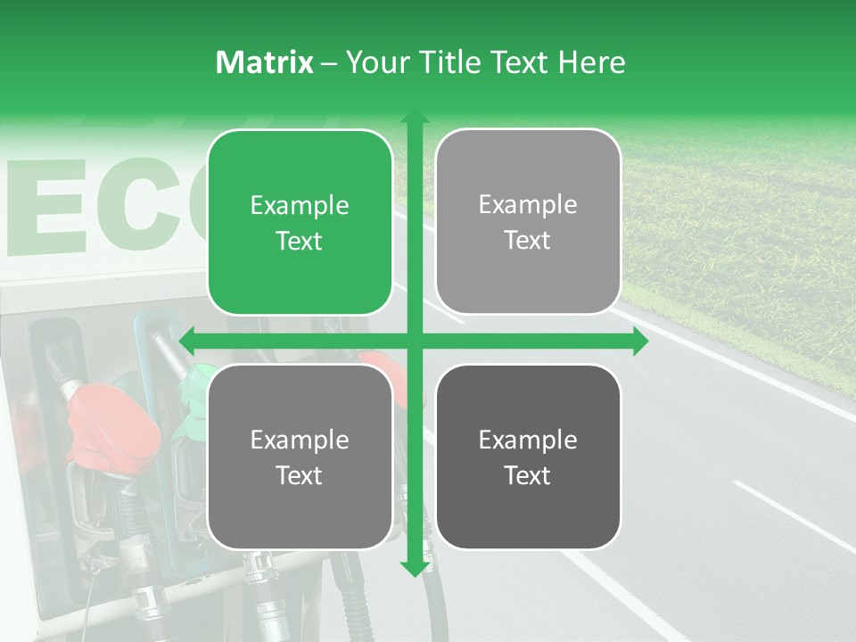 Pump Automobile Transport PowerPoint Template