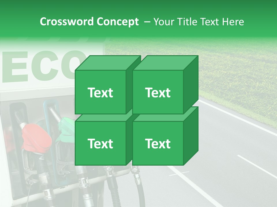 Pump Automobile Transport PowerPoint Template