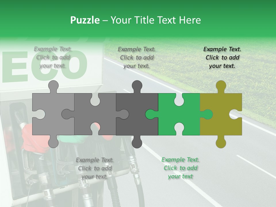 Pump Automobile Transport PowerPoint Template