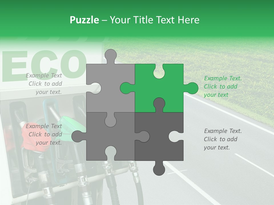 Pump Automobile Transport PowerPoint Template