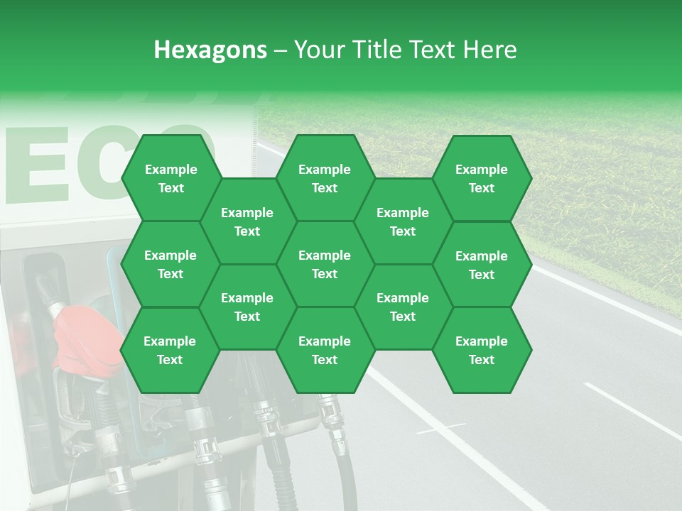 Pump Automobile Transport PowerPoint Template