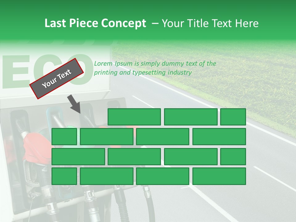 Pump Automobile Transport PowerPoint Template