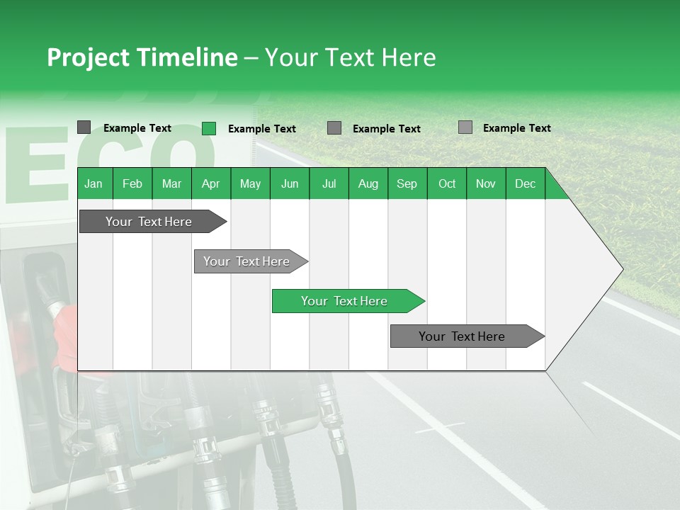 Pump Automobile Transport PowerPoint Template