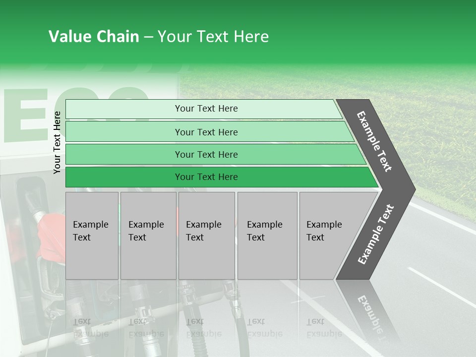 Pump Automobile Transport PowerPoint Template