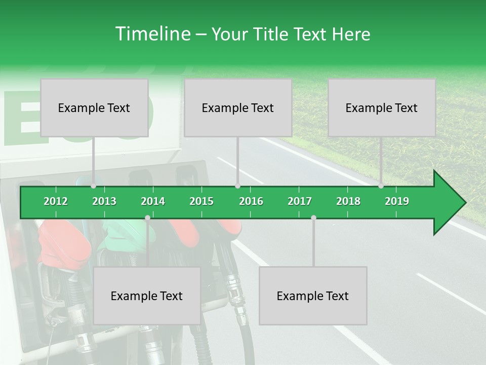 Pump Automobile Transport PowerPoint Template