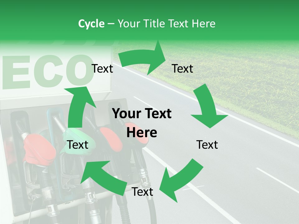 Pump Automobile Transport PowerPoint Template