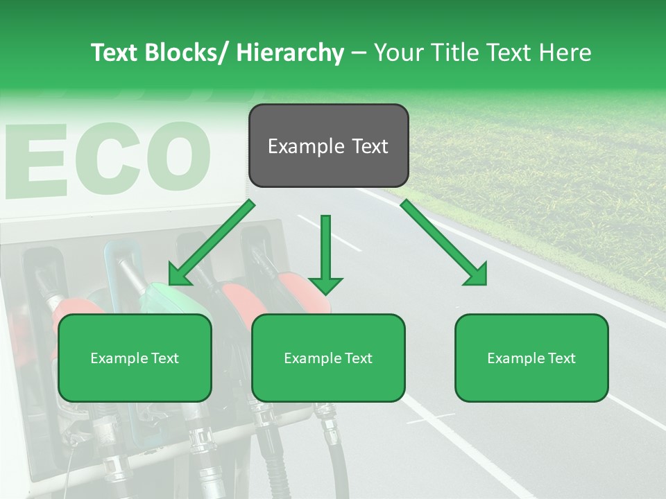 Pump Automobile Transport PowerPoint Template