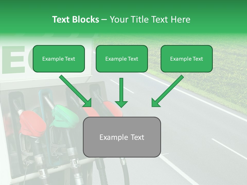 Pump Automobile Transport PowerPoint Template