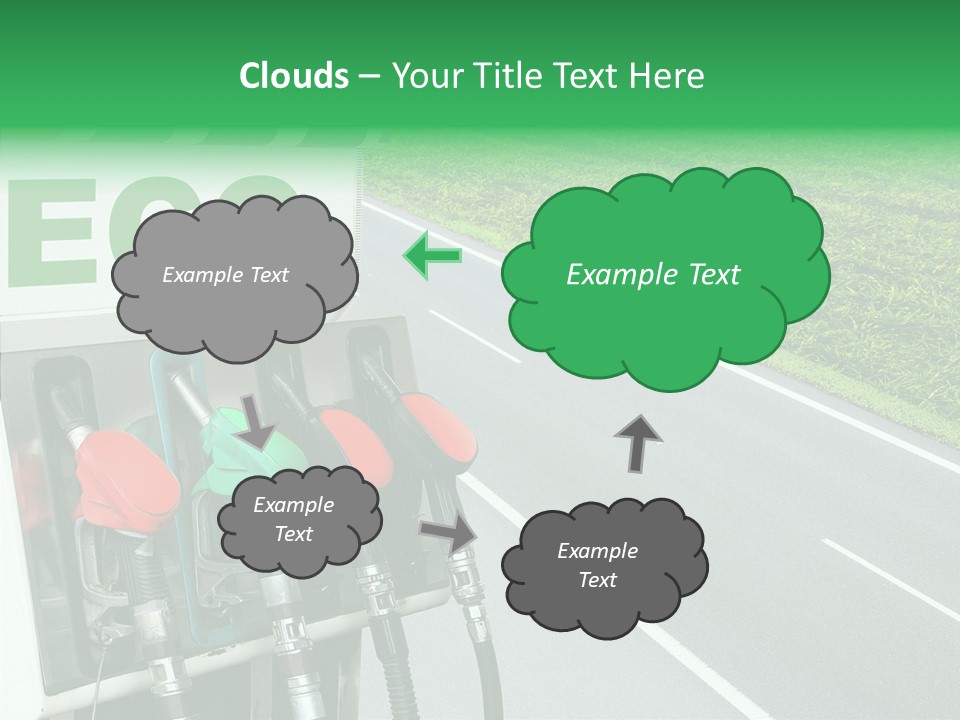 Pump Automobile Transport PowerPoint Template