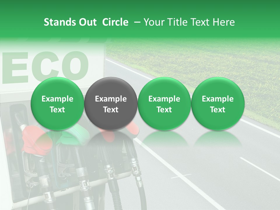 Pump Automobile Transport PowerPoint Template