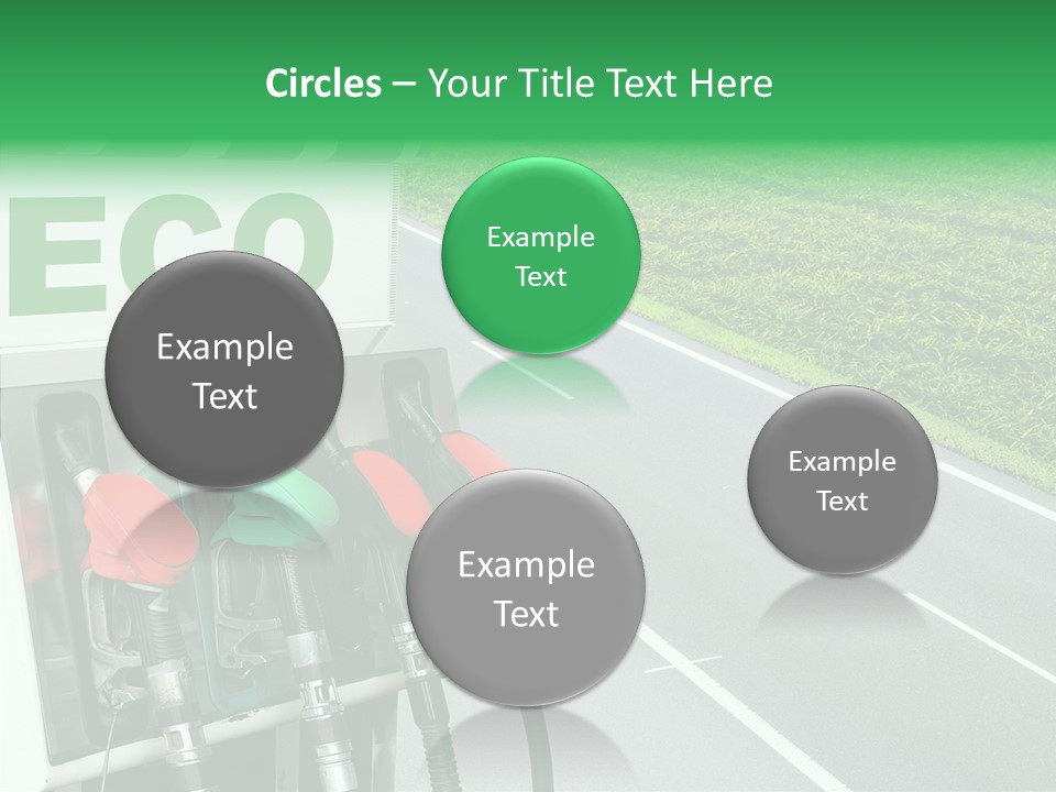 Pump Automobile Transport PowerPoint Template