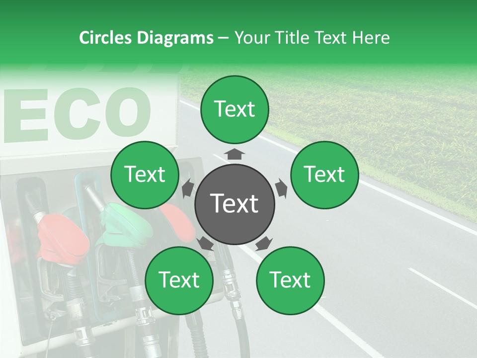 Pump Automobile Transport PowerPoint Template